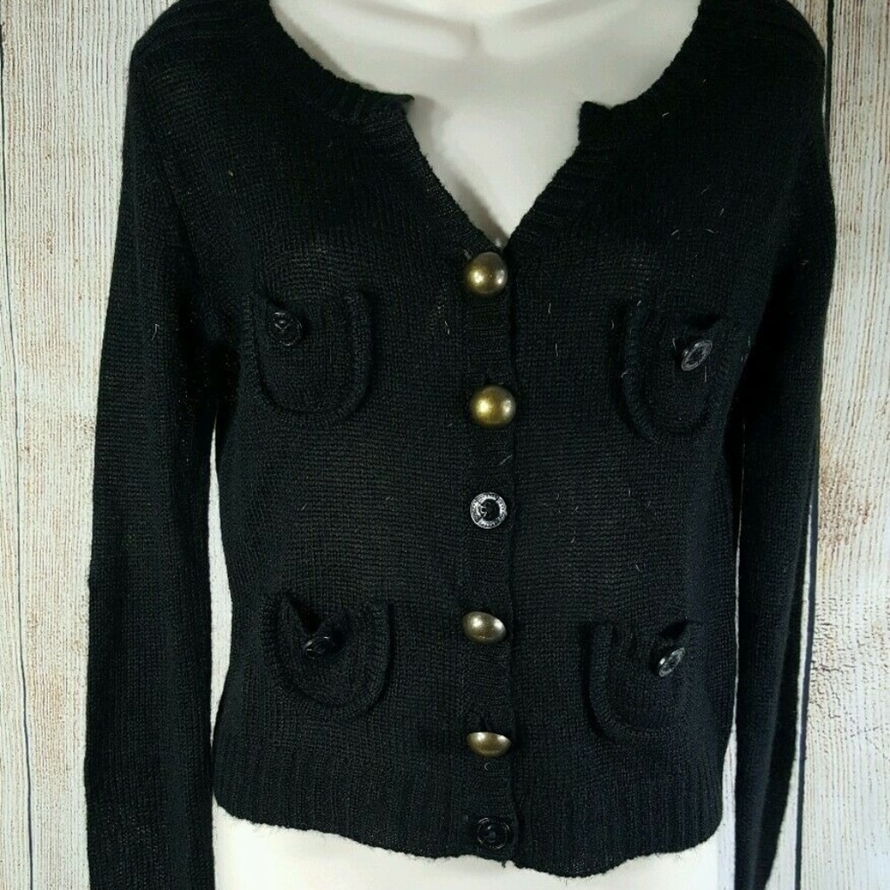 HEART N CRUSH Large Button Front Sweater